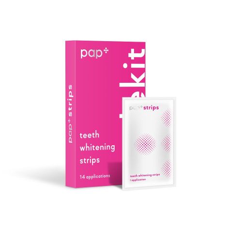 Red PAP+ Teeth Whitening Strips, 7 Sets Strips Dental Kit, Oral Hygiene For Sensitive Teeth