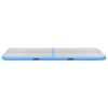 Inflatable Gymnastics Mat with Pump 275.6"x39.4"x3.9" PVC Blue